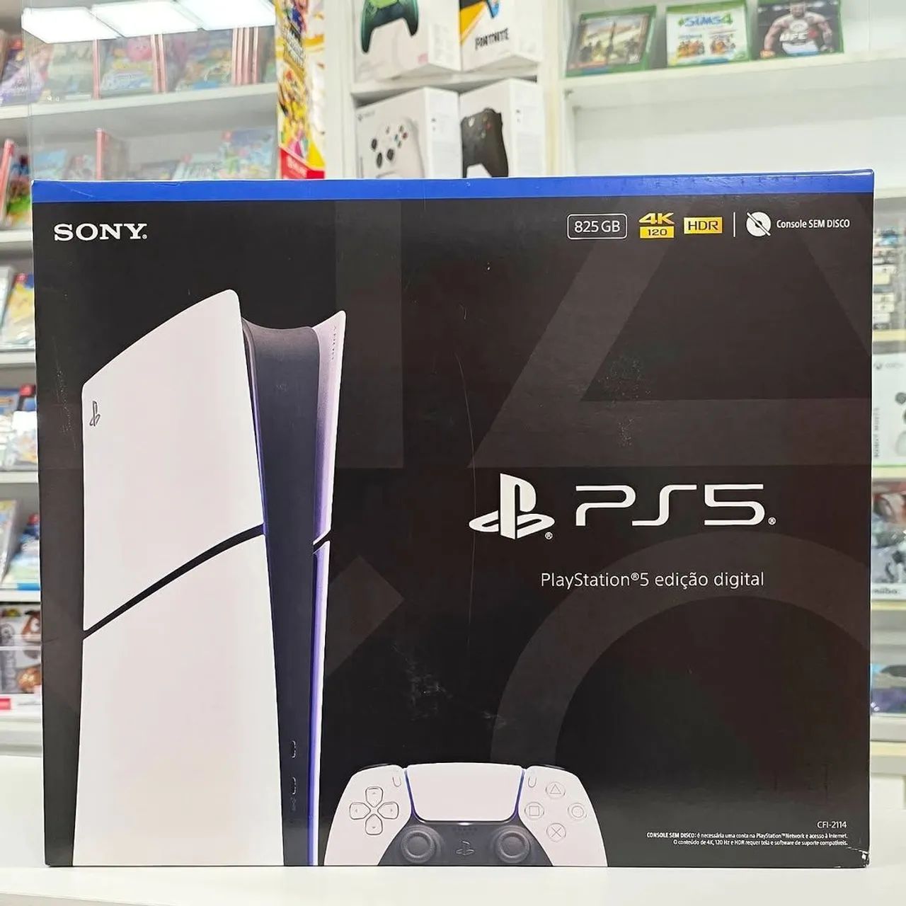 Videogame Ps5 digital com nota emitida na hora