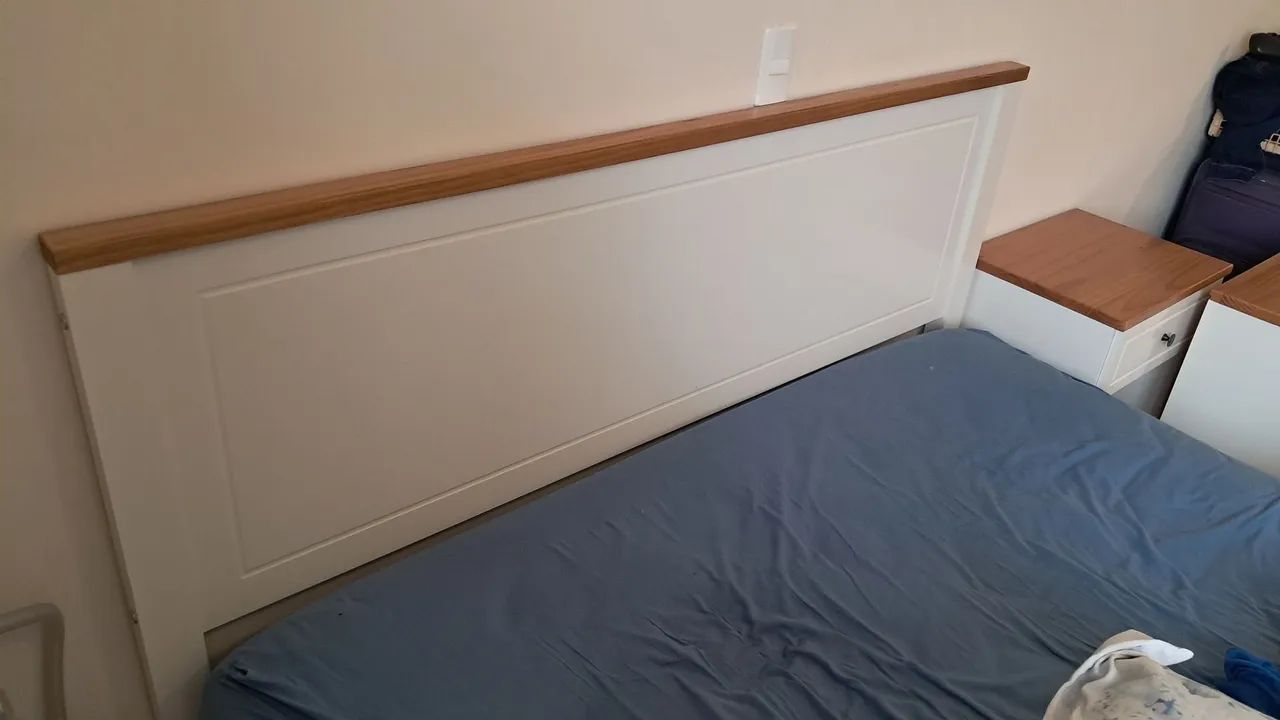 Conjunto de quarto Queen 100% MDF - Foto 5