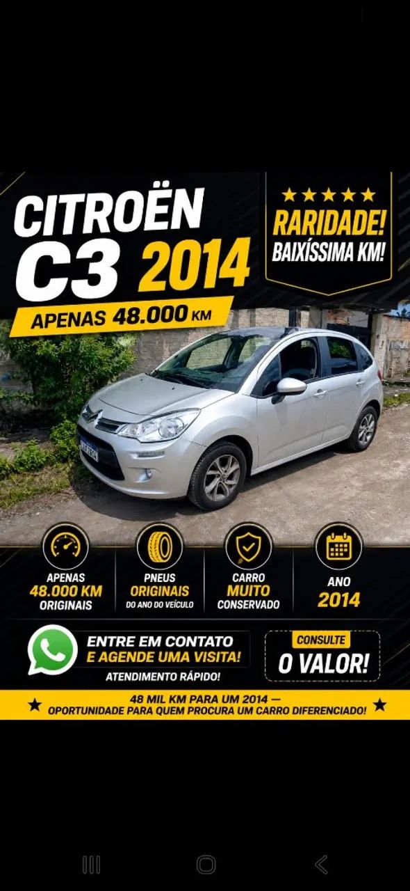 Citroën C3 TENDANCE 1.5 FLEX 8V 5P MEC. 2014