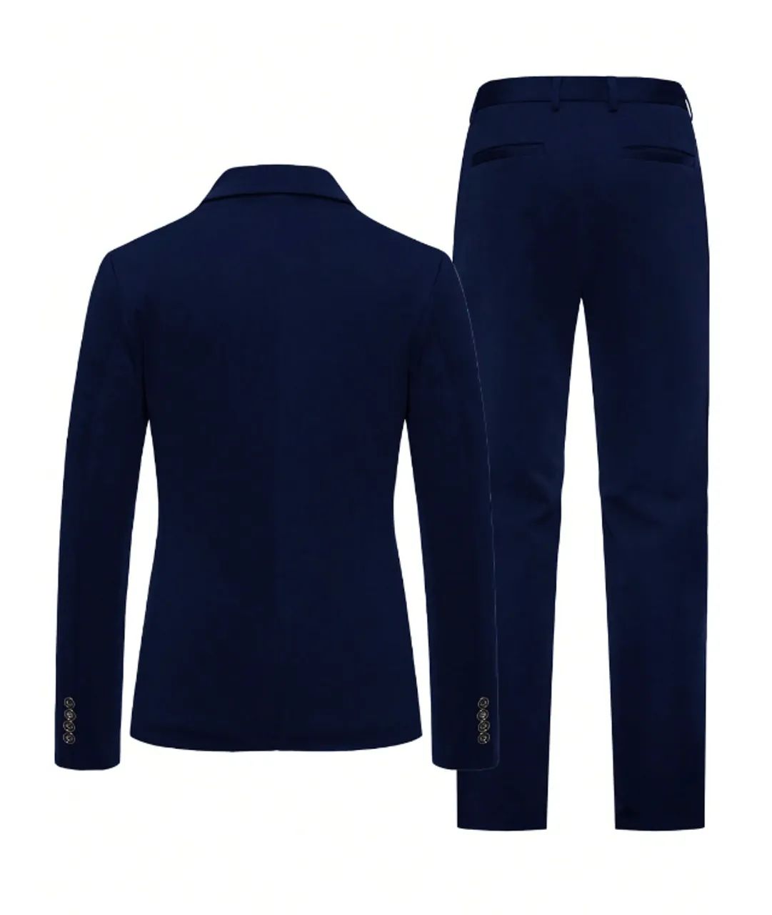 Blazer Masculino de Botão Único & Calça de Terno Formal, Cerimônia - Foto 3