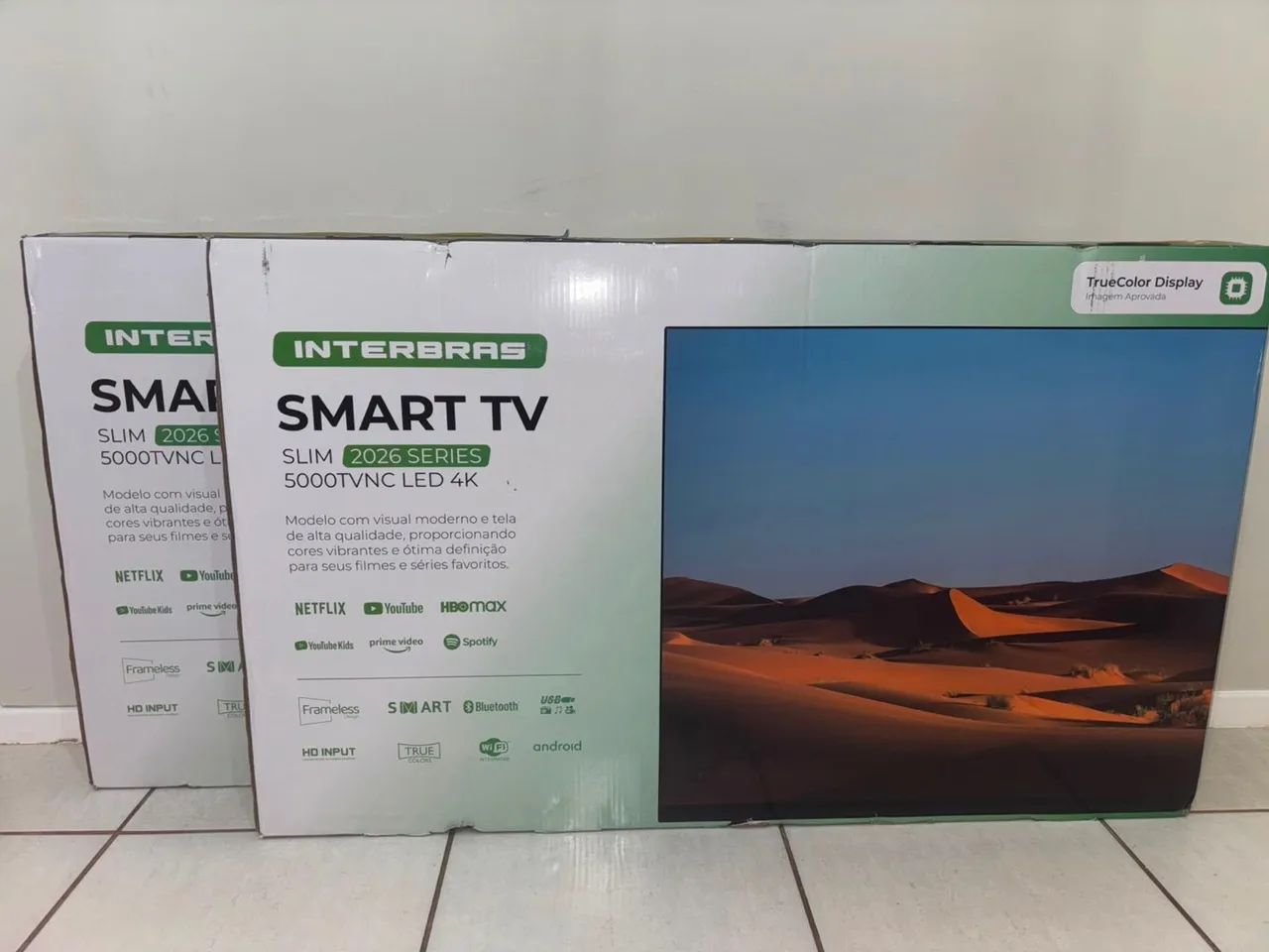 Smart Tv 50? 4K nova, lacrada na caixa 