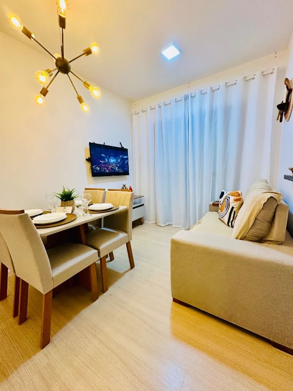     Alugo Apartamento Mobiliado 2 Quartos na Aruana - Condomínio Completo - Foto 3
