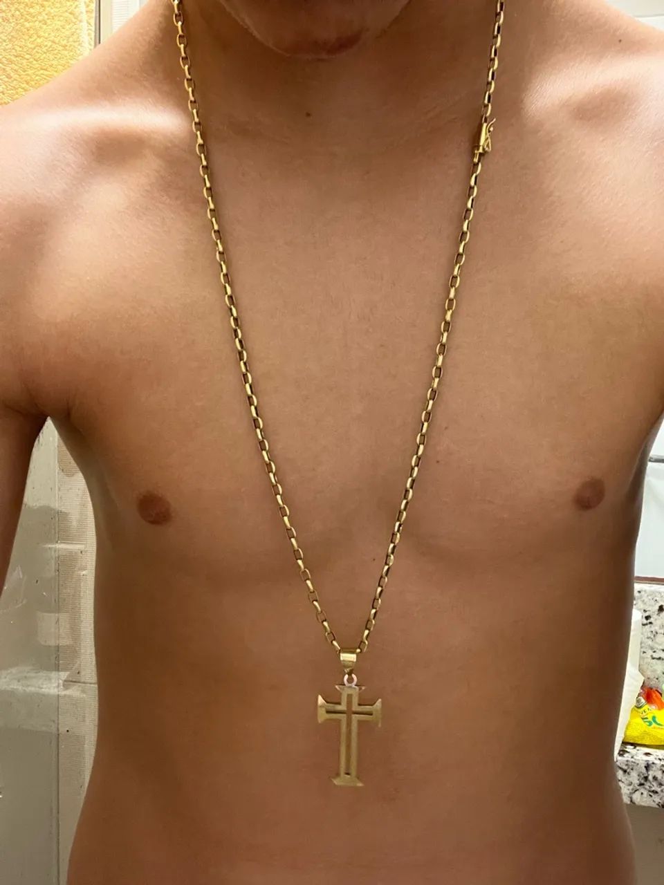CORRENTE OURO CADEADK - Foto 4