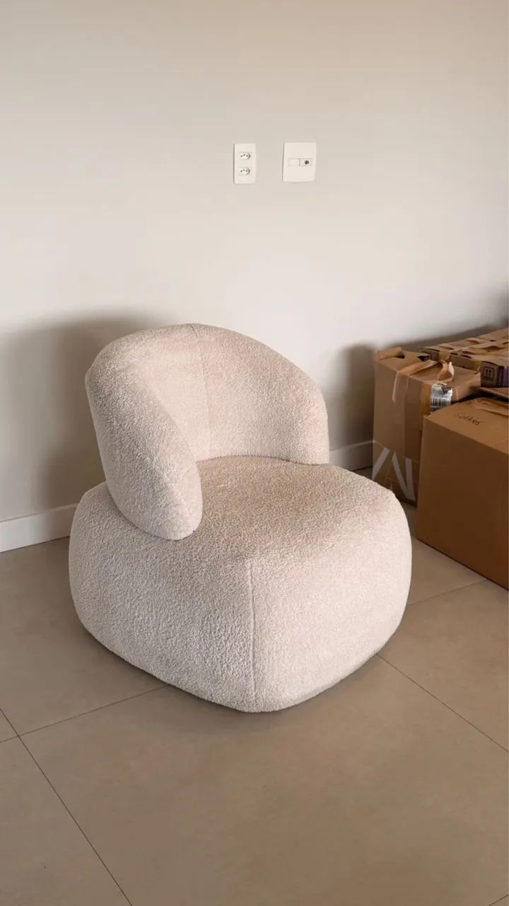 Poltrona Boucle Theodora Home