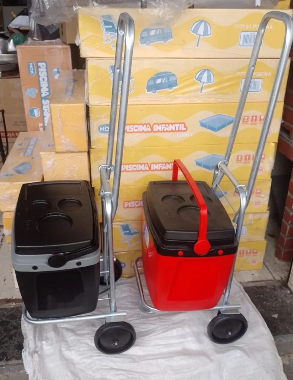 Carrinho para cooler 