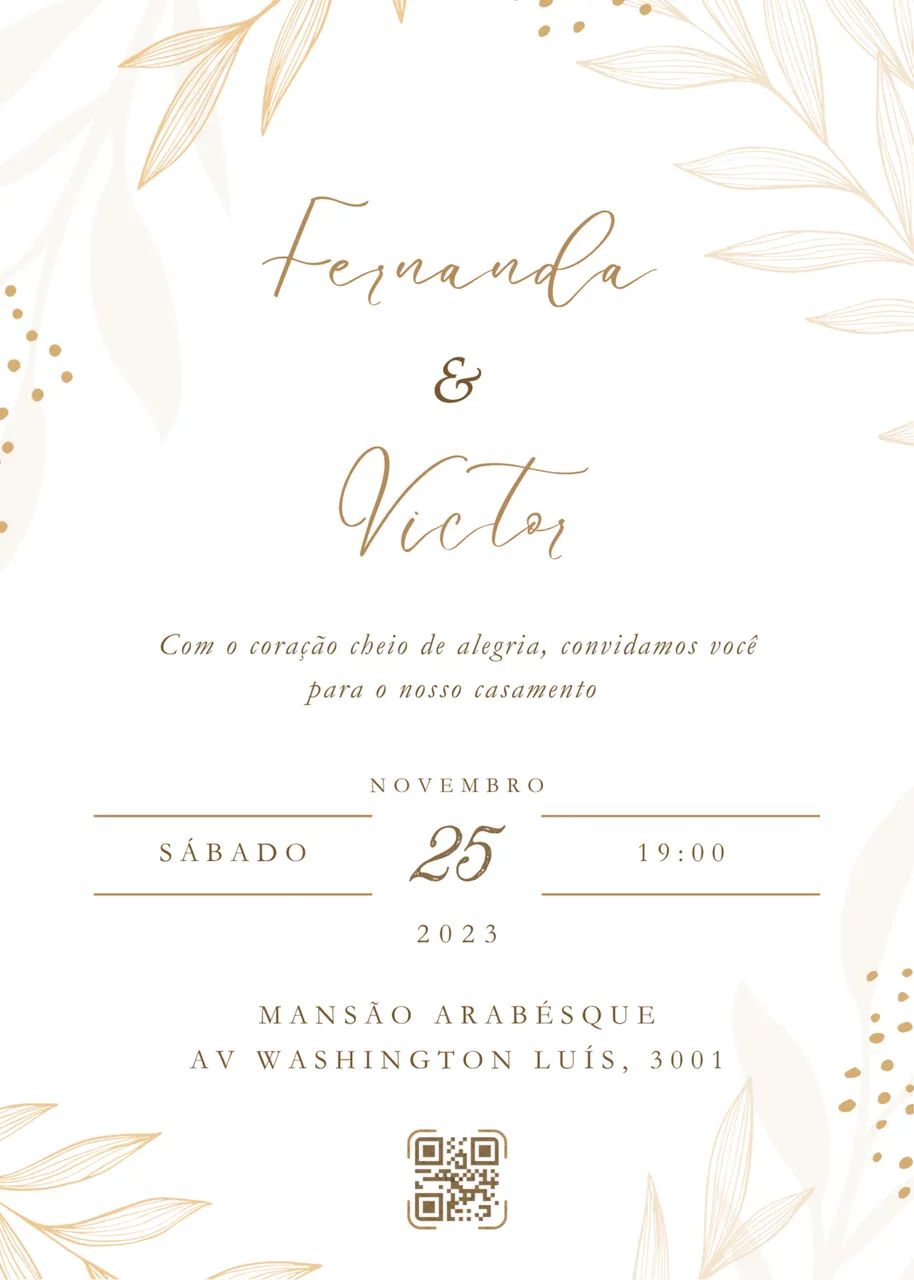 Convite de Casamento Digital Personalizado em PDF - Foto 3