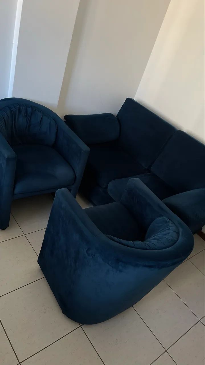 Vendo sofá com 2 poltronas  - Foto 4