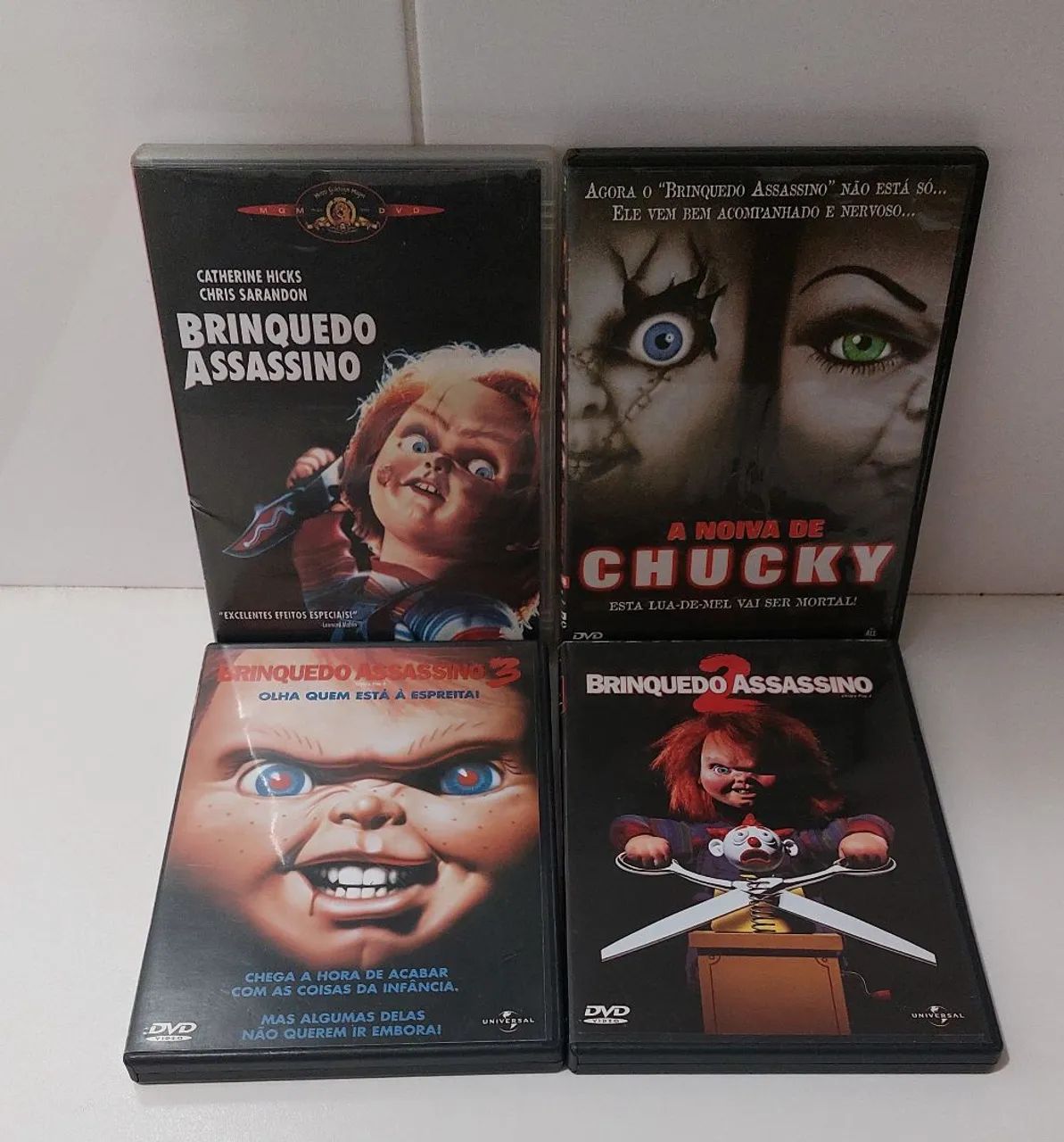 Lote de dvds do Chucky