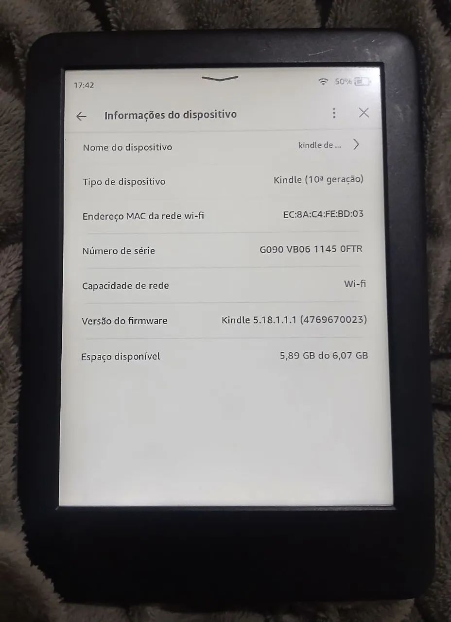 Kindle 10° geração 
