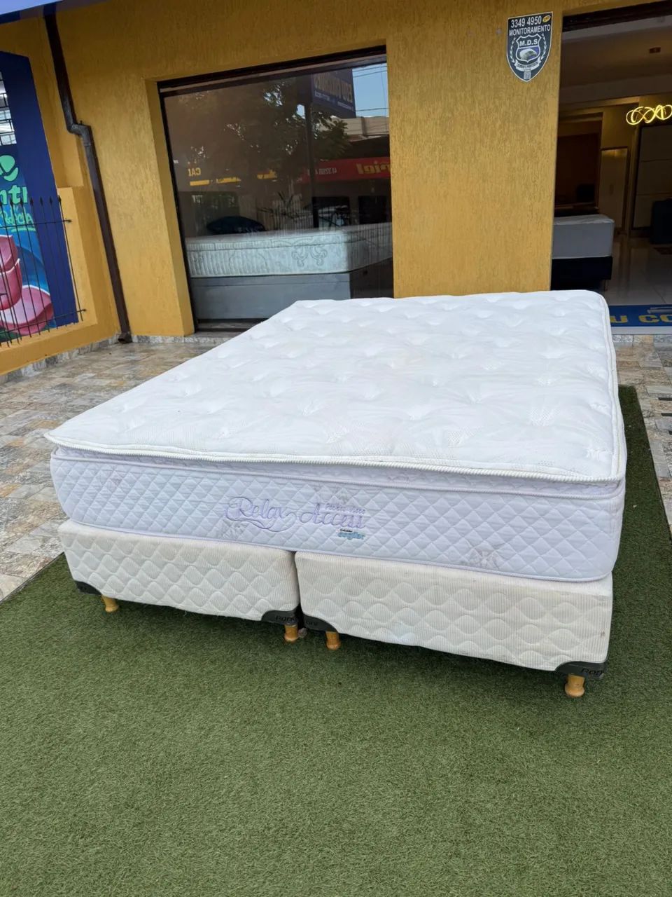 Cama box Queen com colchão queen ECOFLEX - Entregamos!  - Foto 2