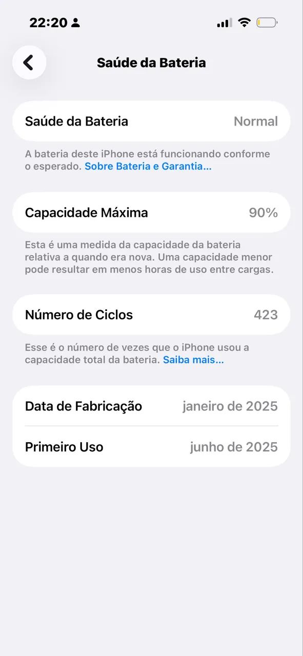 Celular 15 usado mais sem marcas de uso 