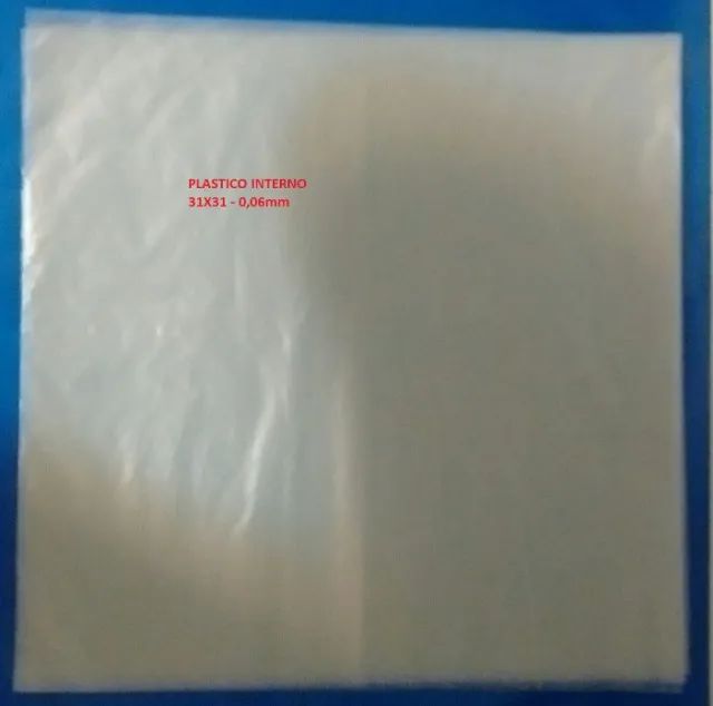 100 Plasticos Internos - 31x31x0,06mm