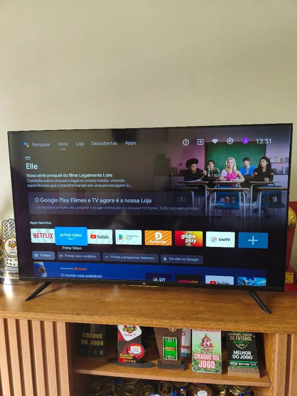 Tv Smart Android 43 polegadas - pouco tempo de uso - Foto 2