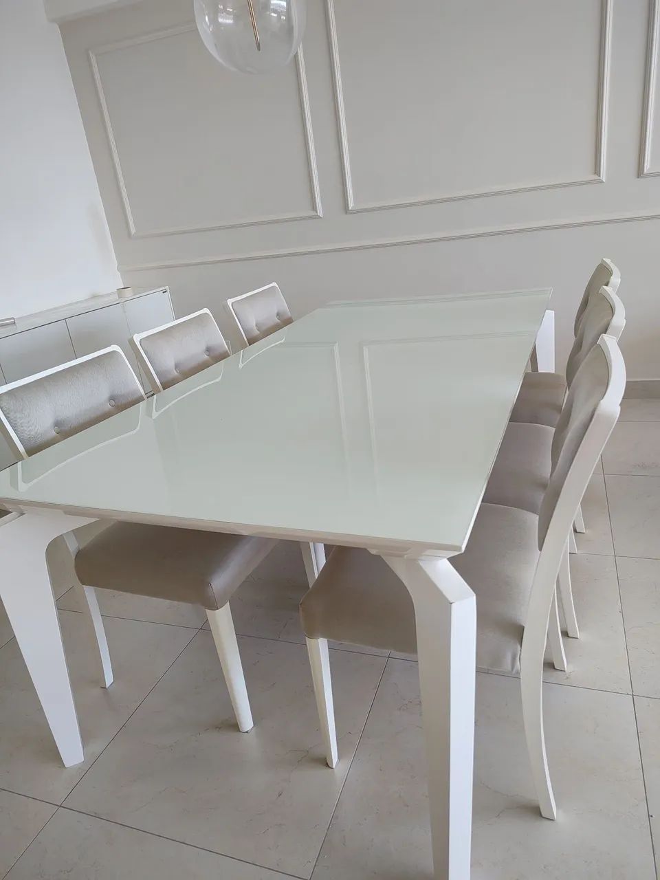 Mesa de jantar com 6 cadeiras 