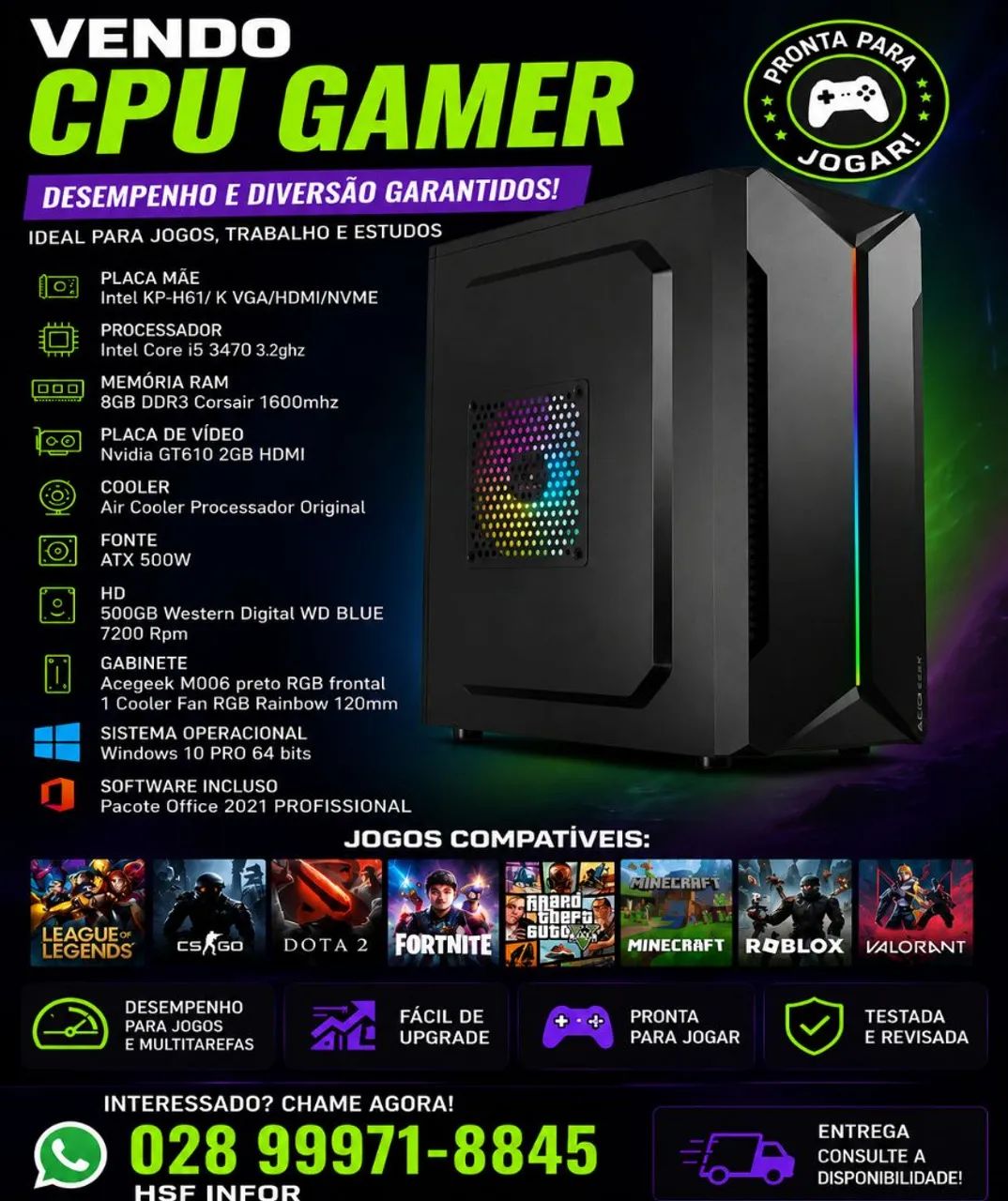 VENDO CPU CORE i5 