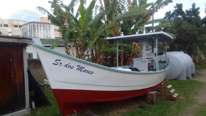 BARCO BATEIRA CHULAPA MADEIRA MOTOR 36HP - Foto 10