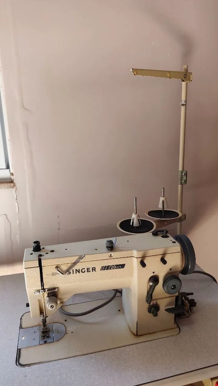 Singer 20U73 Original Industrial Reta e Zig-Zag com Motor Fox 400W