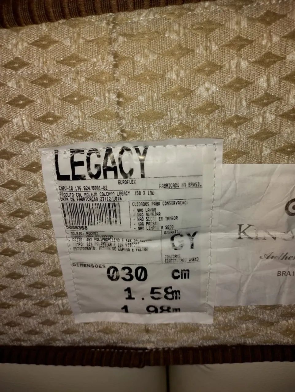 Colchão QUEEN Legacy (Eurocolchões) - Foto 2