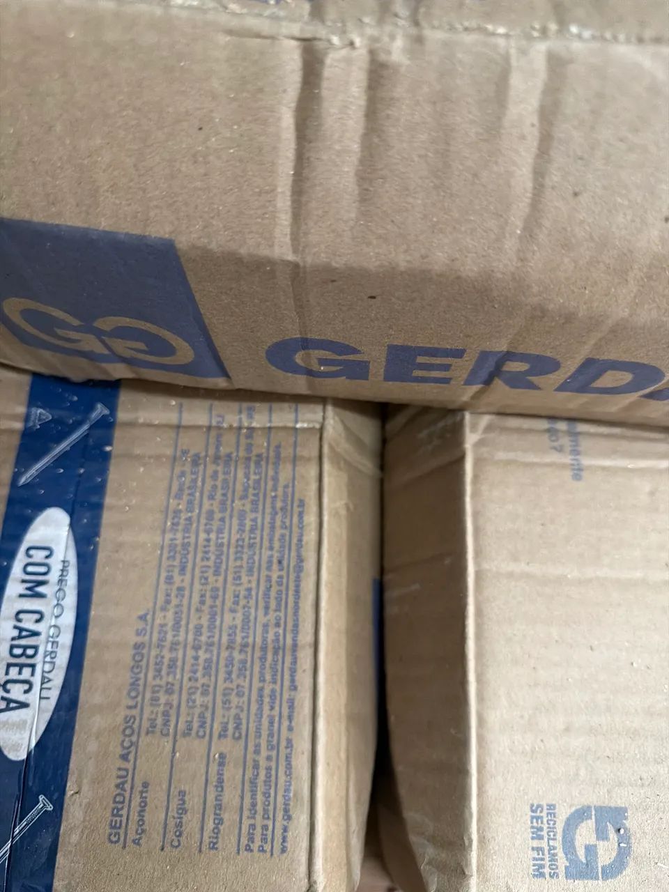 Vendo prego 17x27 Guerdau caixa com 20 kilos - Foto 2