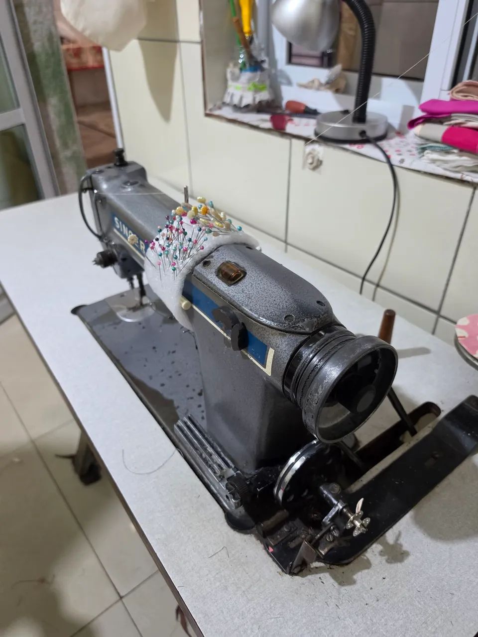MÁQUINA DE COSTURA SINGER INDUSTRIAL, RETA - Foto 4
