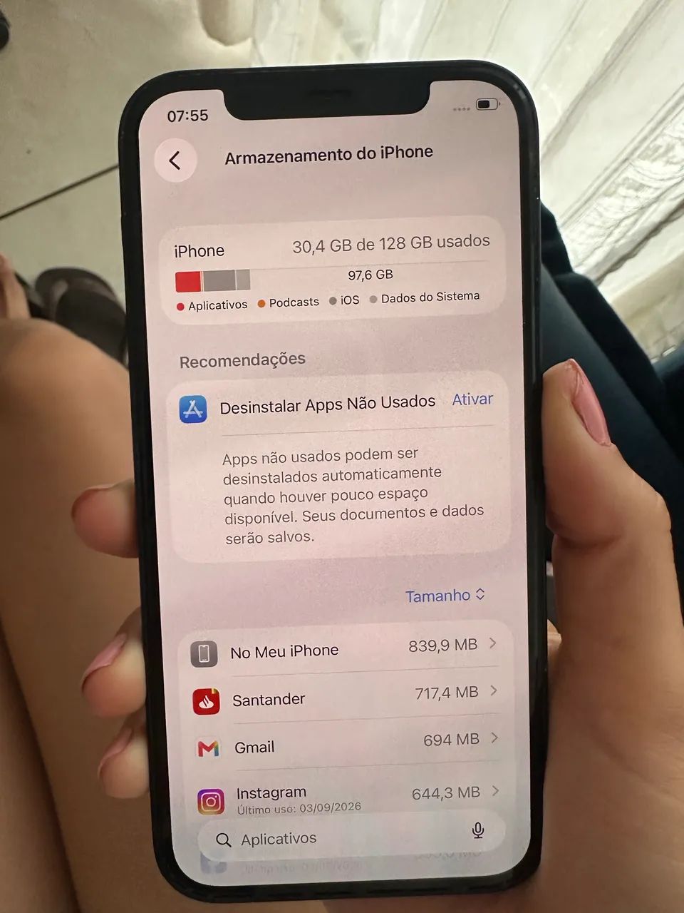 iPhone 12 preto de 128gb  - Foto 5