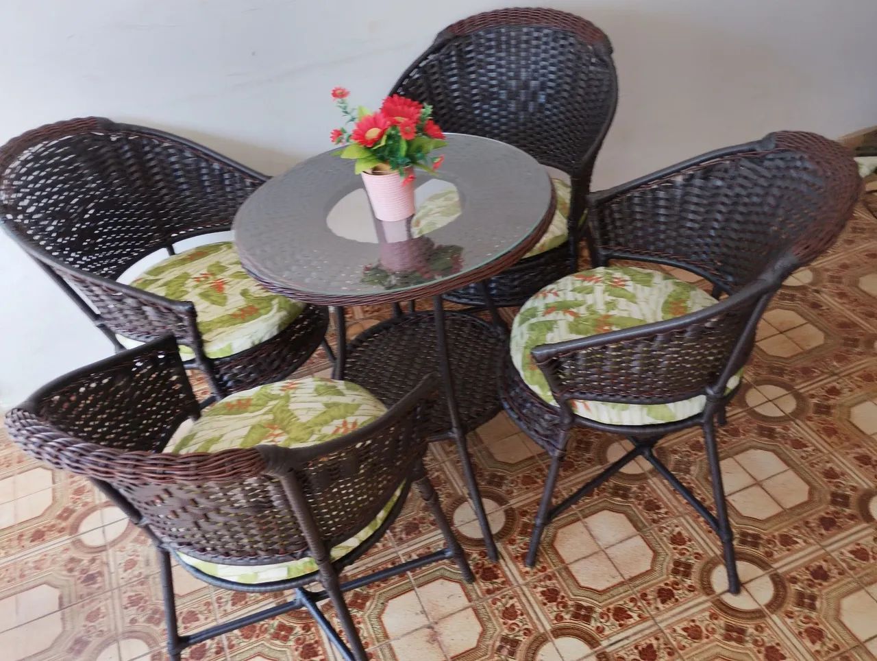 Jogo de poltronas de vime sintético  - Foto 5