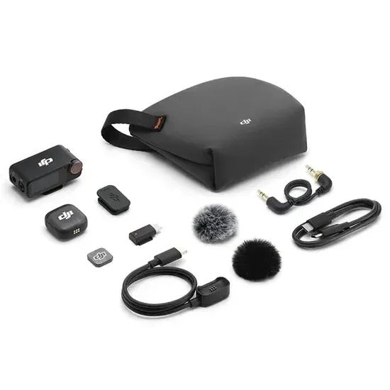 Microfone DJI Mic 3 (1 TX + 1 RX) - Microfones e Gravadores - São