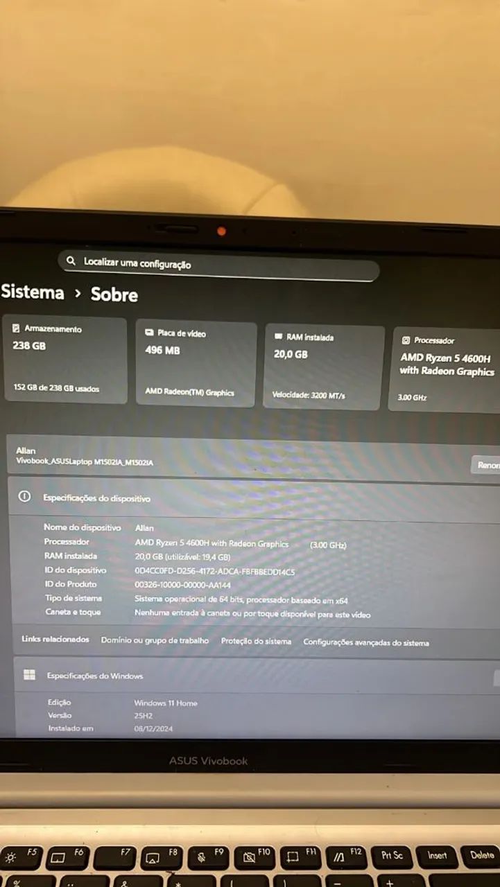 VENDO NOTEBOOK ASUS VIVOBOOK 15  - Foto 5