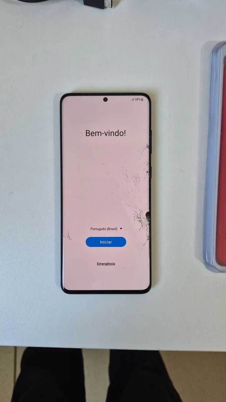 galaxy s20 plus tela rachada