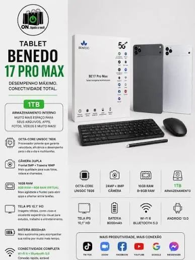 Tablet 17 pro max 