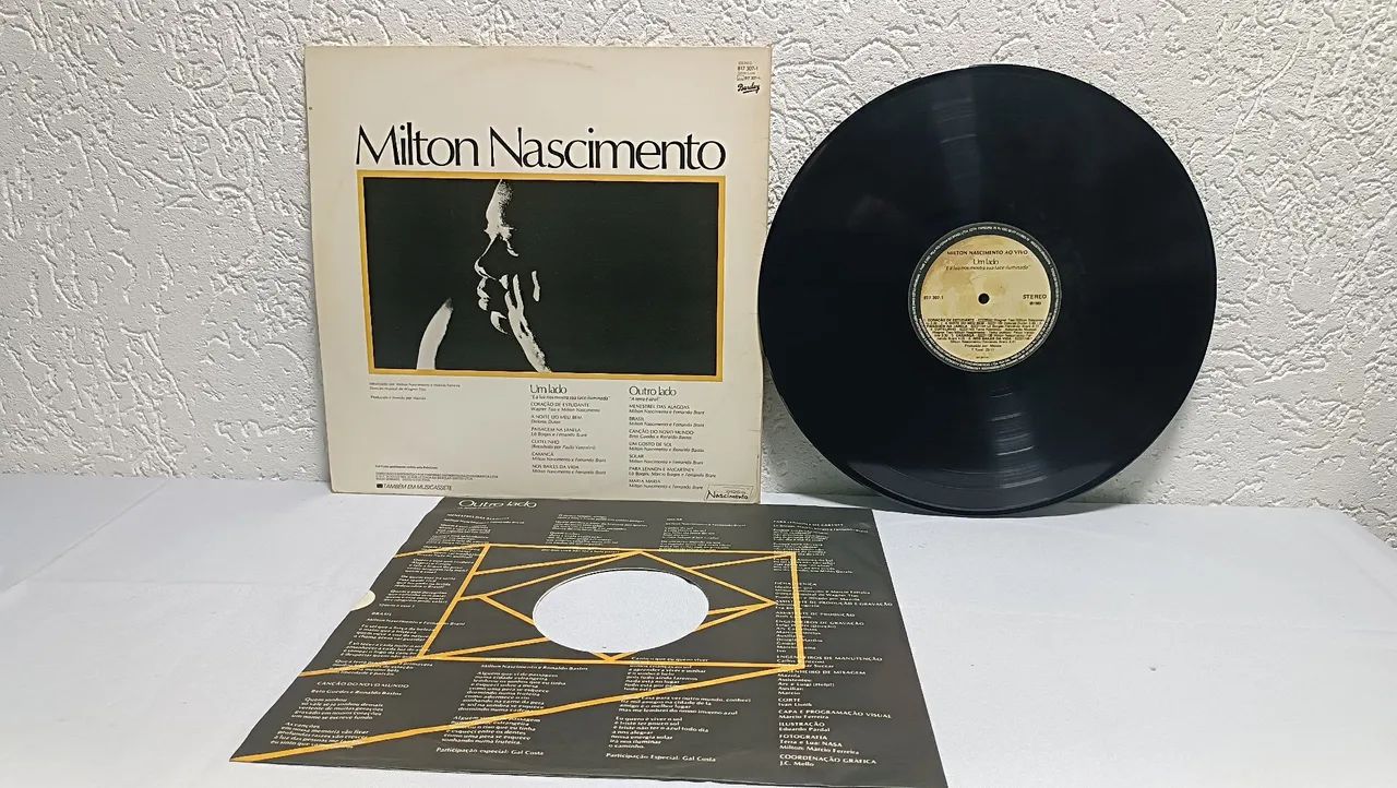 Milton Nascimento Ao vivo lp - Foto 3