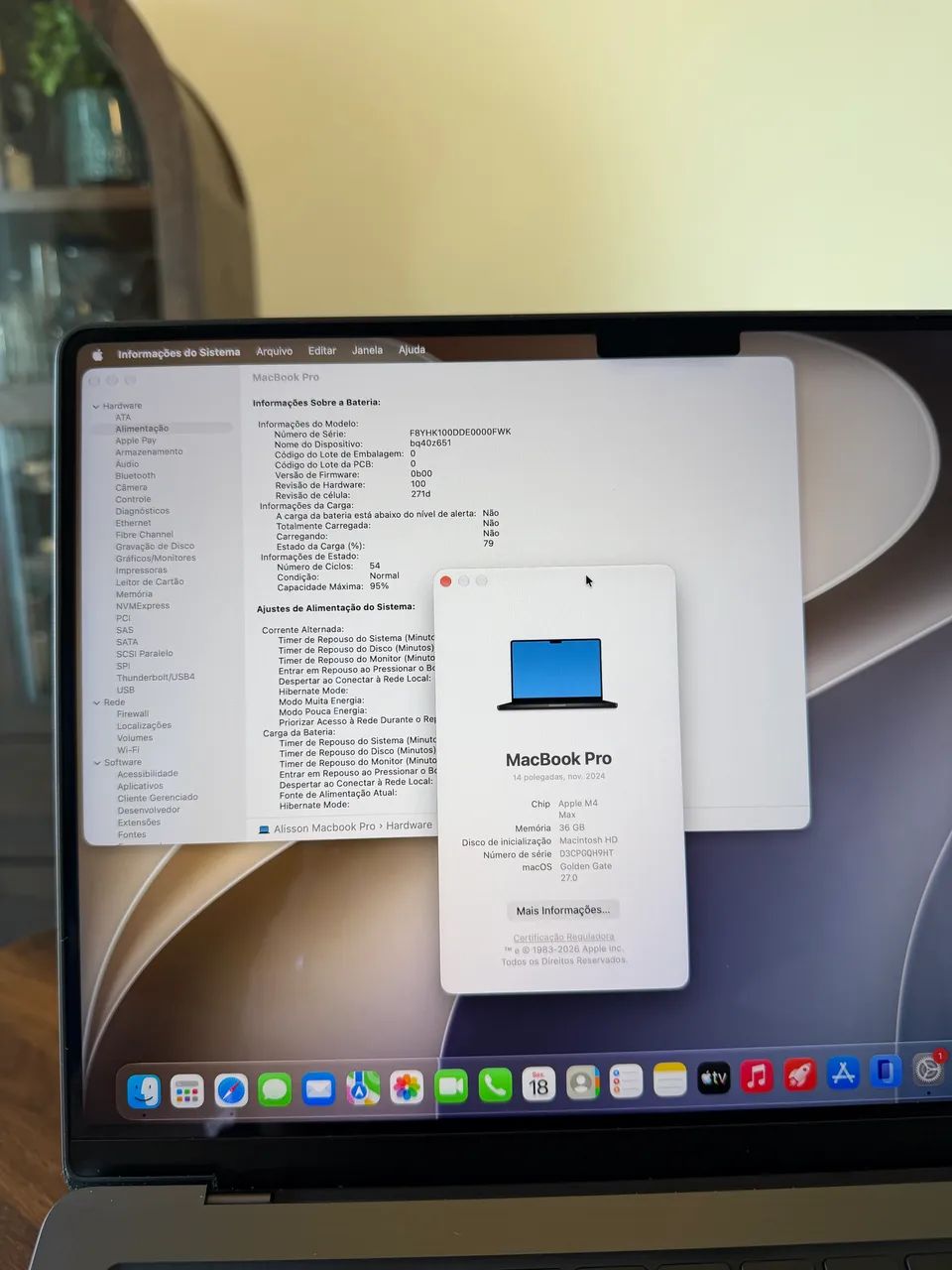 MacBook Pro 14 M4 Max - 36GB RAM - 1TB SSD com Brindes e Apple