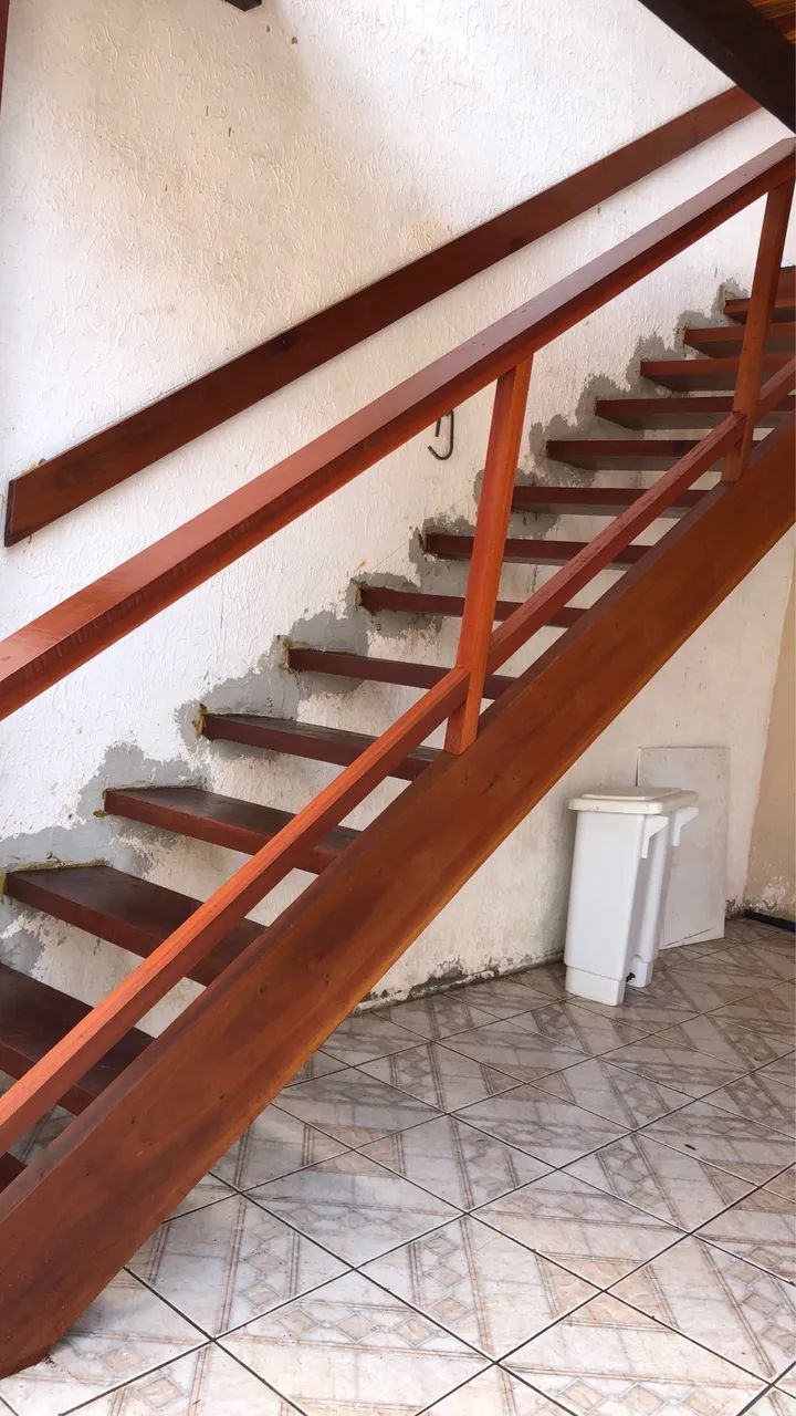 Carpintaria pai e filho escada de madeira  - Foto 5