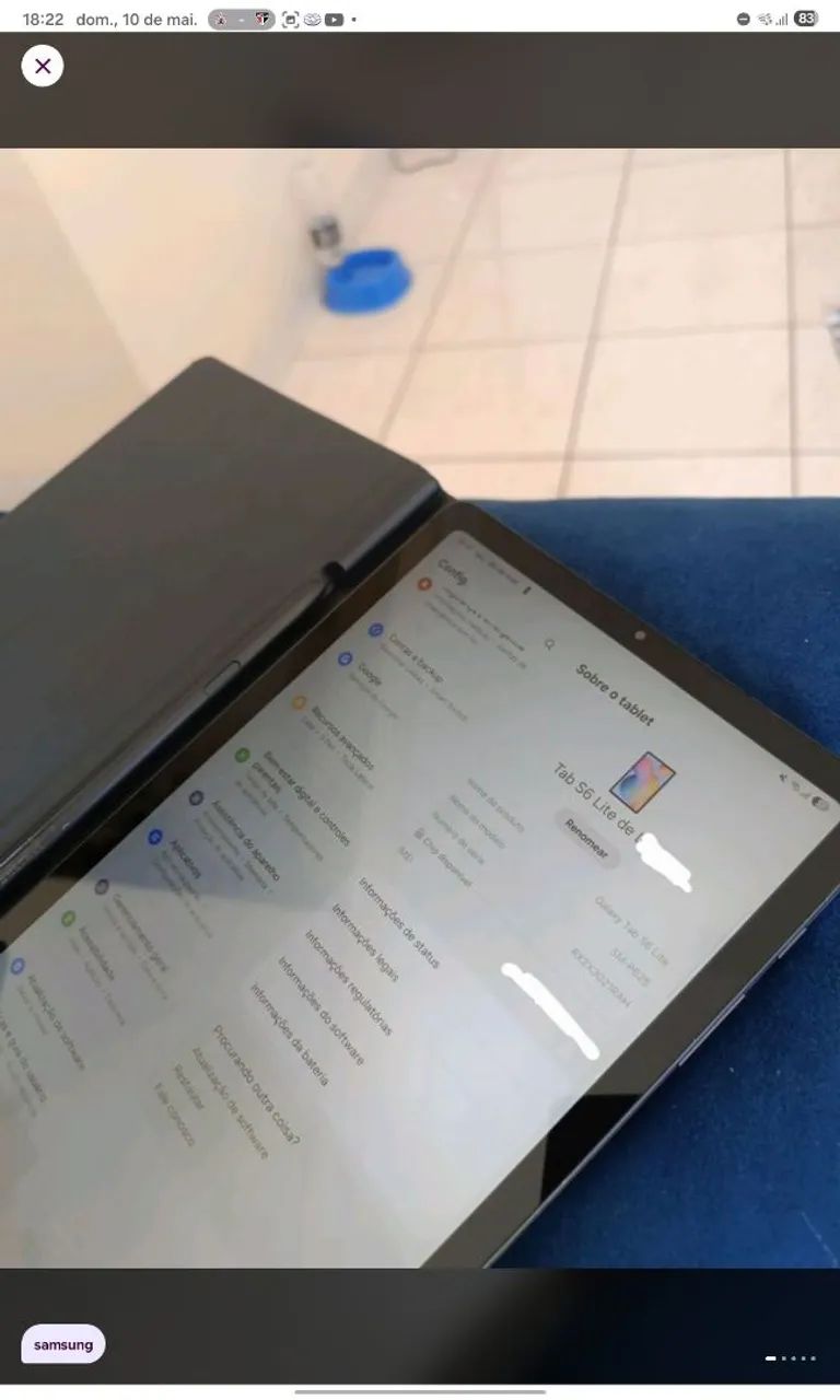 Samsung Galaxy Tab S6 Lite (2024) + Teclado + S-Pen - Completo na Caixa!