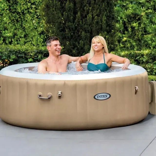 Banheira Ofurô Hidro Purespa Inflável 795 Litros - Intex - Foto 2
