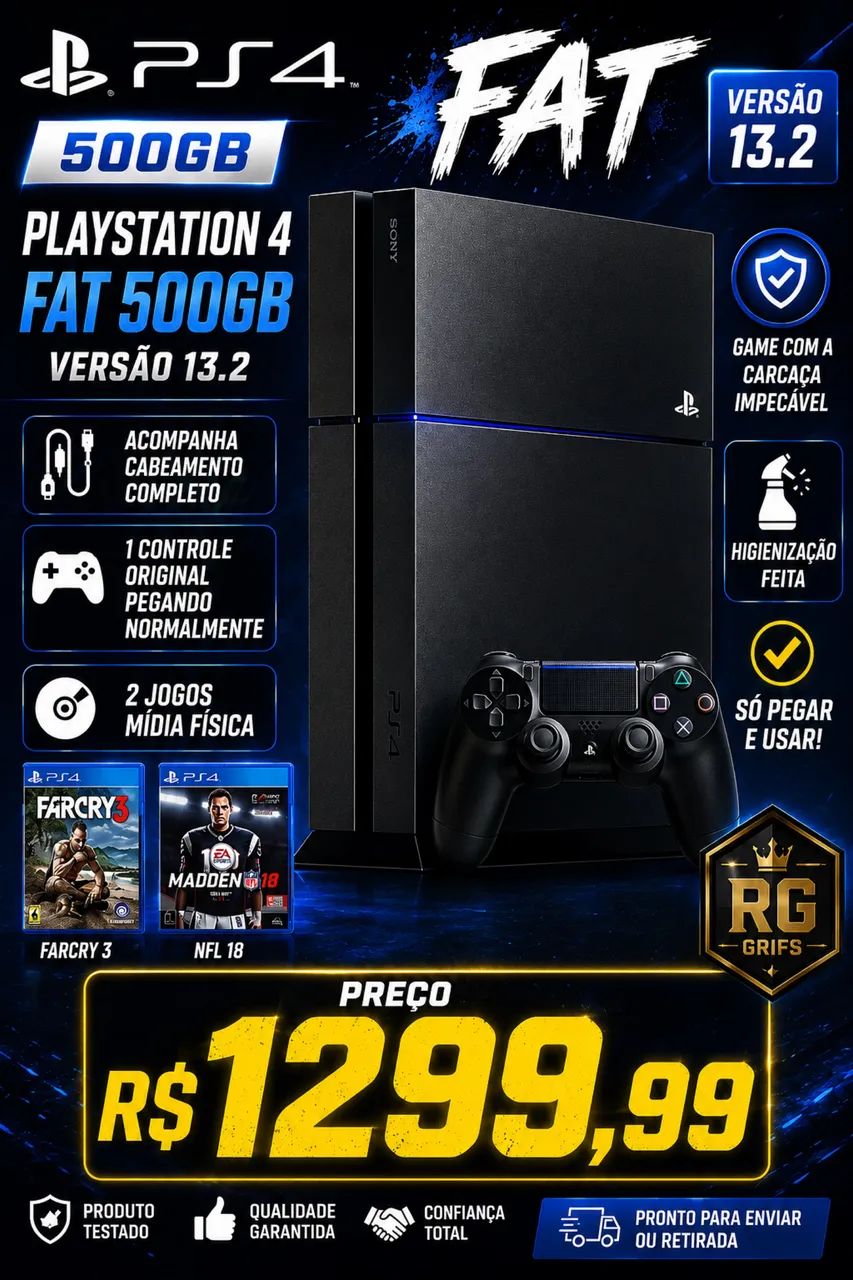 Ps4 fat 500g