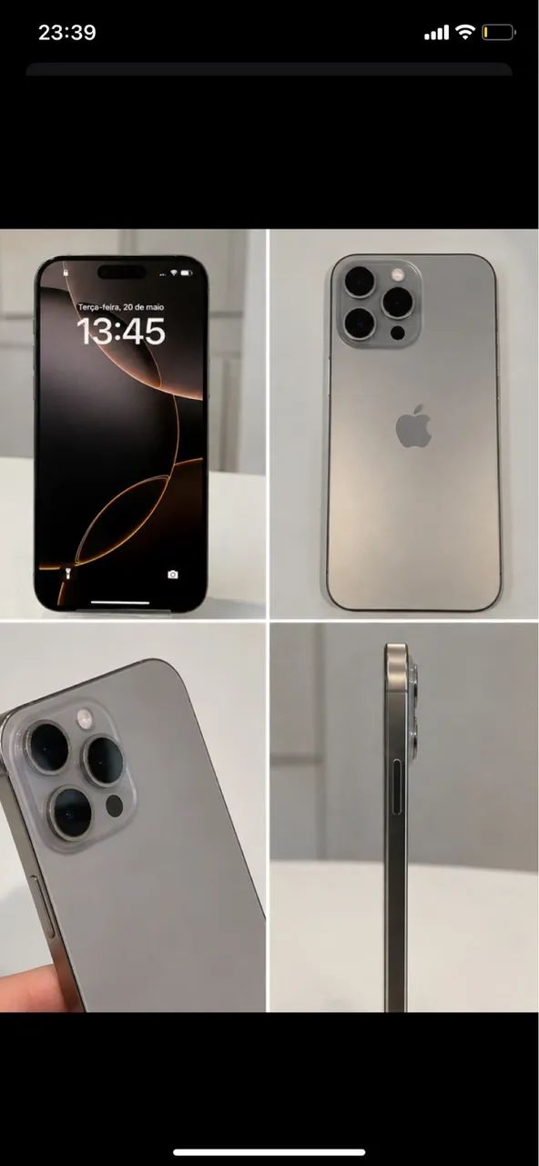 iPhone 16 Pro Max 256GB Natural Titanium ? Impecável - Foto 2