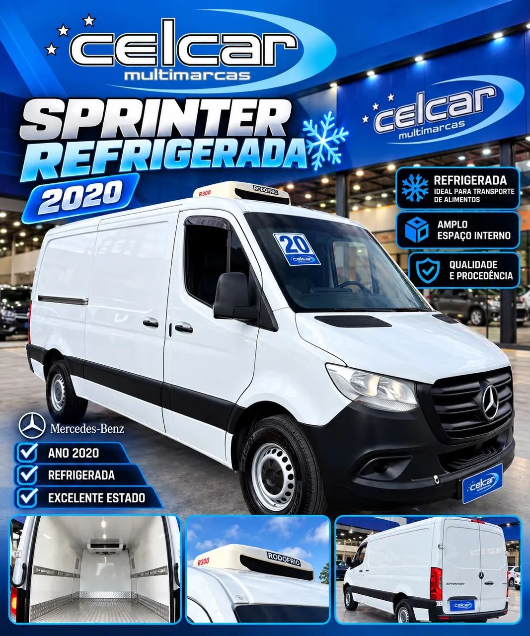 Mercedes-Benz Sprinter 314 Furgão Curto T.b. 2.2 Diesel 2020