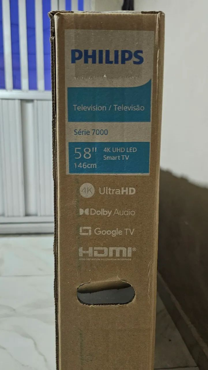 LACRADA SMART TV PHILIPS 58 POLEGADAS ANDROID TV - Foto 2