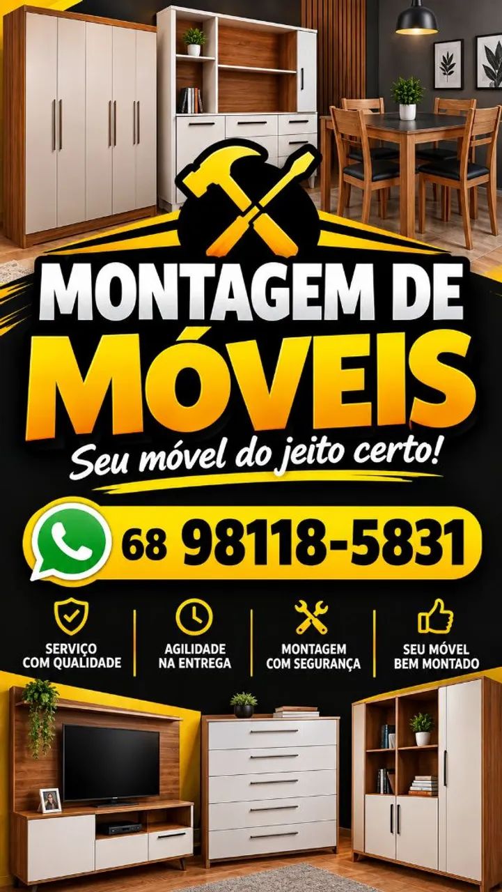 Montagem de móveis em geral 