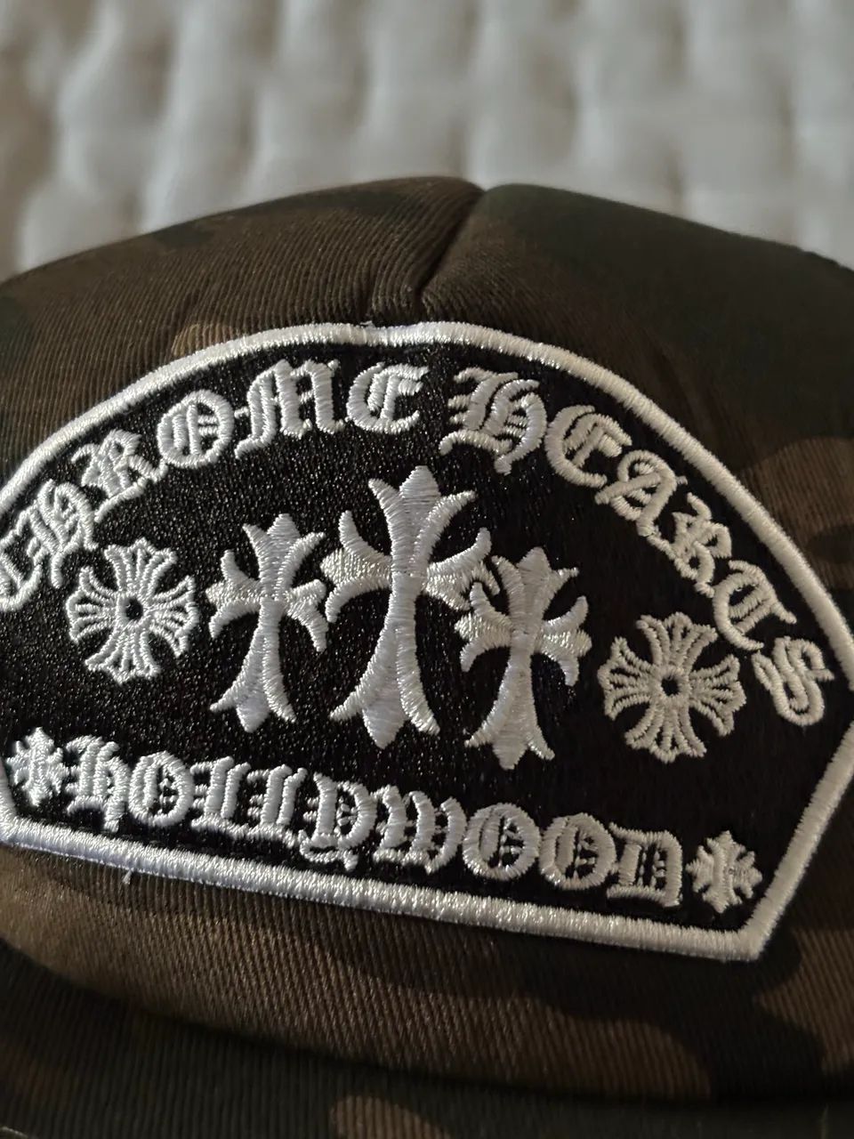 Boné chrome hearts camuflado - Foto 3