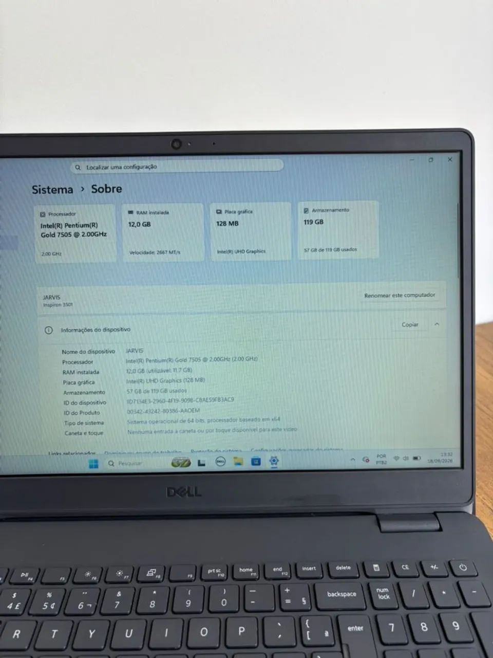 Notebook Dell Inspiron 3501 - 12 Gb Ram + SSD 128gb  - Foto 4