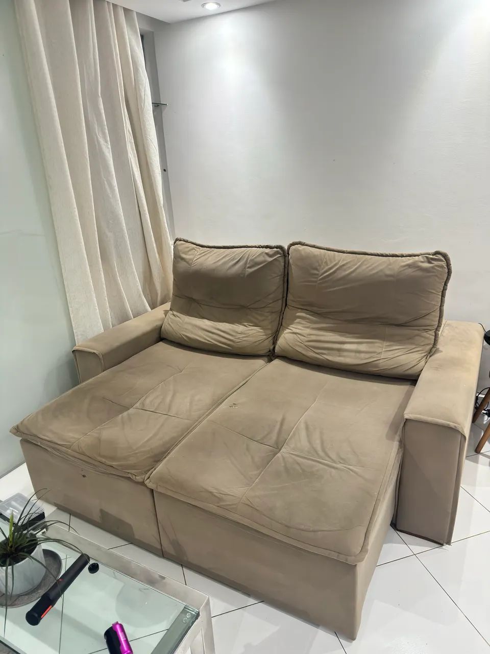 Sofá retrátil lar shopping  - Foto 3
