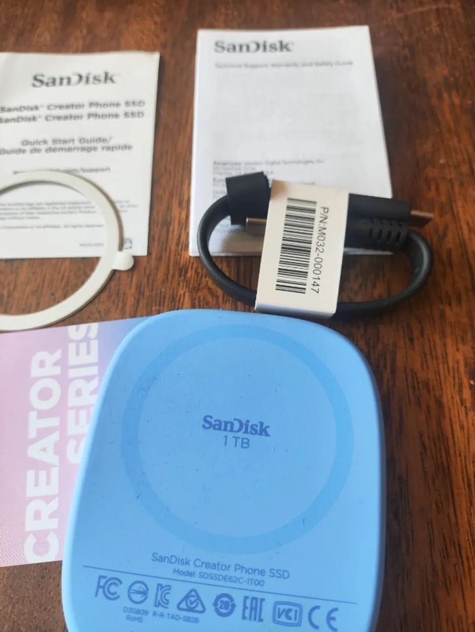 Sandisk Creator phone SSD USB-C 950 1tb SSD externo para smartphone celular iphone - Foto 2