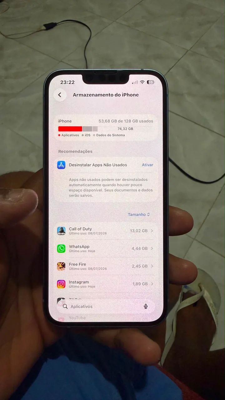 iPhone 14 azul 128gb Zero 