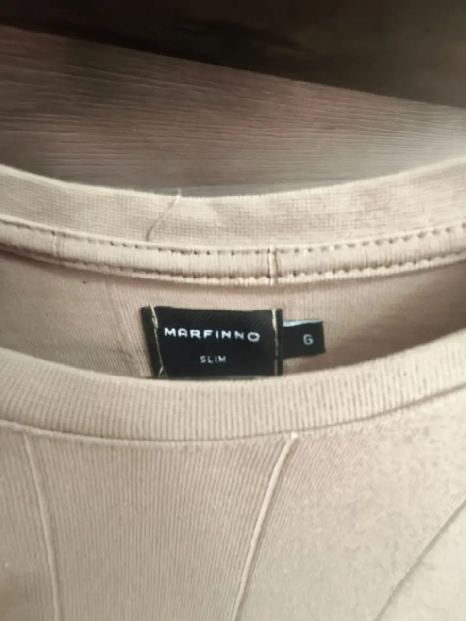 Camisa marfinno casual bege - Foto 3