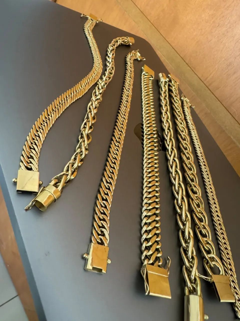 Pulseiras de ouro 18k procedência garantia eterna - Foto 2