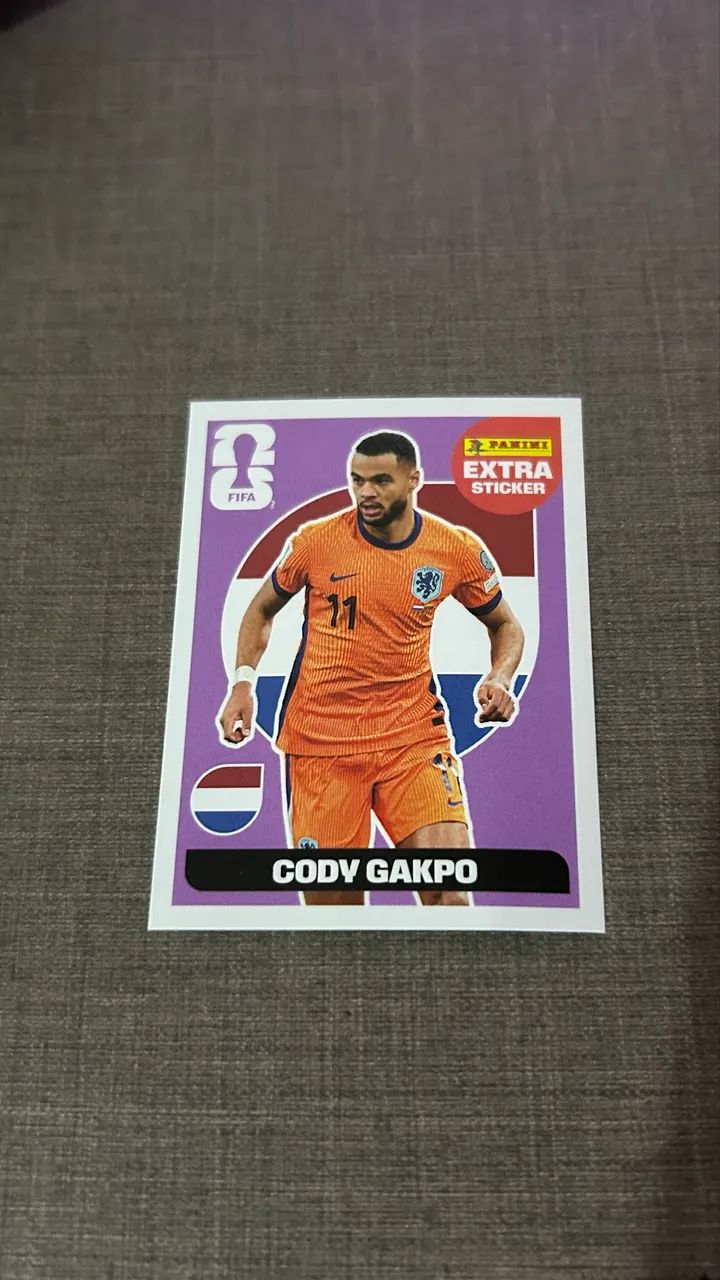 Cody Gakpo Lilás Legend Extra Sticker 