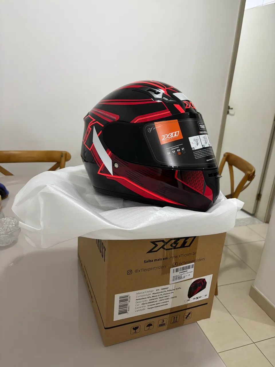 CAPACETE TRUST PRO 11 - Foto 3
