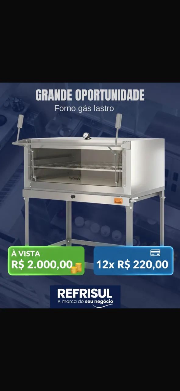 Forno gás lastro 